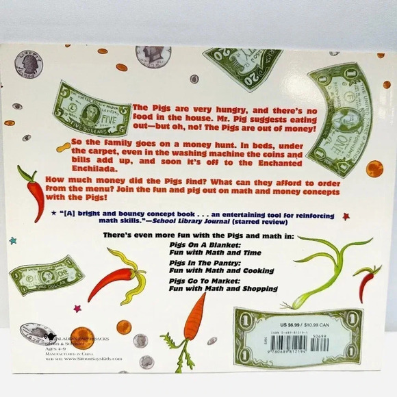 PIGS WILL BE PIGS Picture Book Fun with Math and Money Paperback by Amy Axelrod - Picture 2 of 2